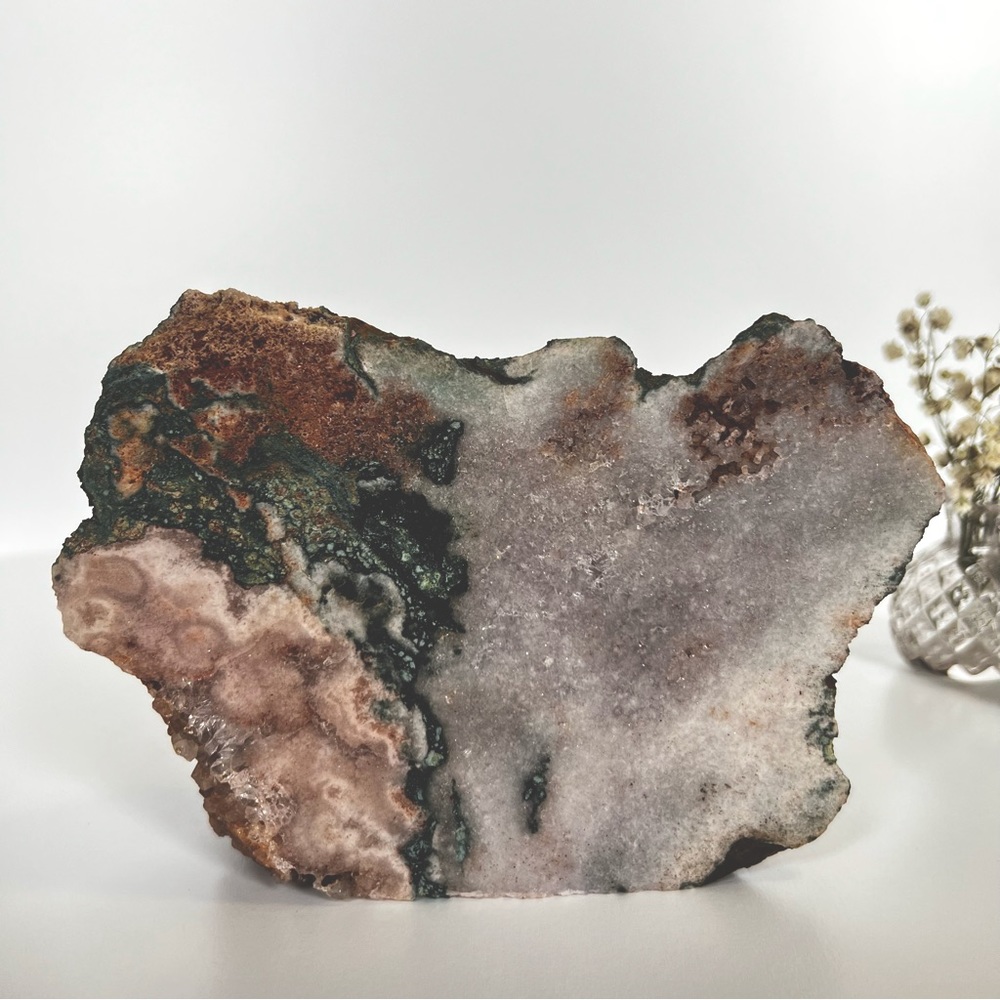 Brazilian Pink Amethyst Display Statement Piece Home Decor Crystal Mineral New